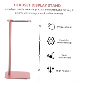 Silicone Headphone Stand Wireless Headphones Aluminium Alloy Holder Storage Shelf Display Stand