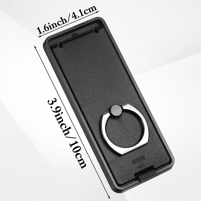 Universal Tablet Ring Holder Black Tablet Stand Foldable Multi Angle Tablets Grip Stand