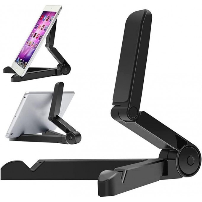 Universal Tablet and Mobile Phone Holder Stand with Adjustable Angle, Portable E-Reader Stand Holder for 11 Inch Scree