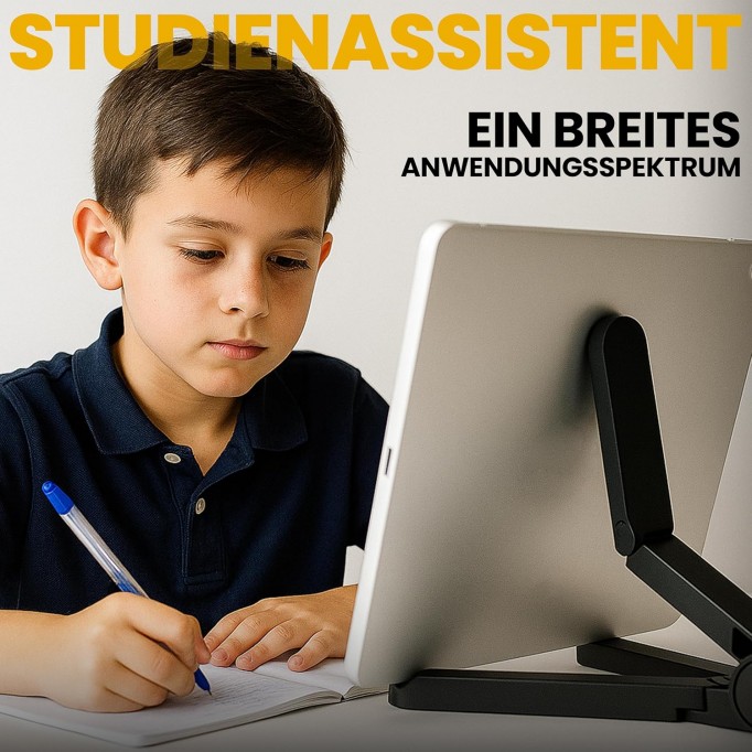 Universal Tablet and Mobile Phone Holder Stand with Adjustable Angle, Portable E-Reader Stand Holder for 11 Inch Scree