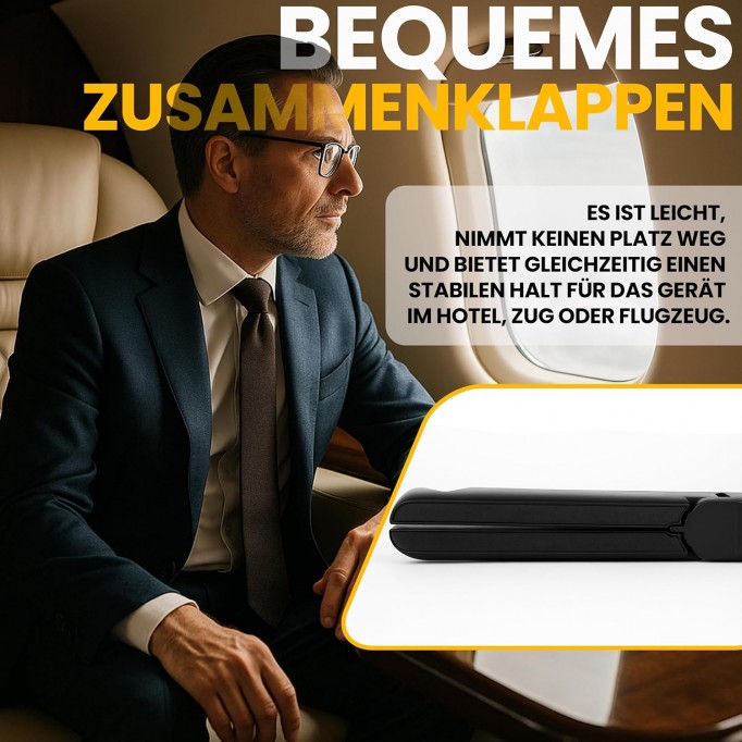 Universal Tablet and Mobile Phone Holder Stand with Adjustable Angle, Portable E-Reader Stand Holder for 11 Inch Scree