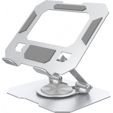 Tablet Stand, 360° Rotatable Adjustable Tablet Stand Compatible with 4-13 Inch Phone/Tablet(Silver)