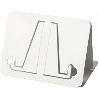 Convenient Folding Reading Bookshelf,Adjustable Angle Book Holder,Suitable .1 Pieces,White.