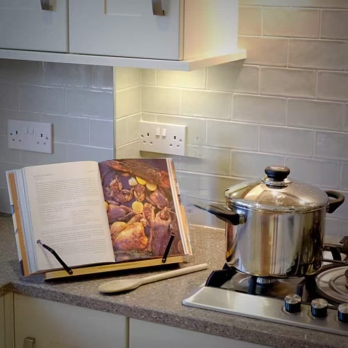 Bamboo Reading Stand Cookbook Document Stand Holder Book Support Laptop Stand Holder