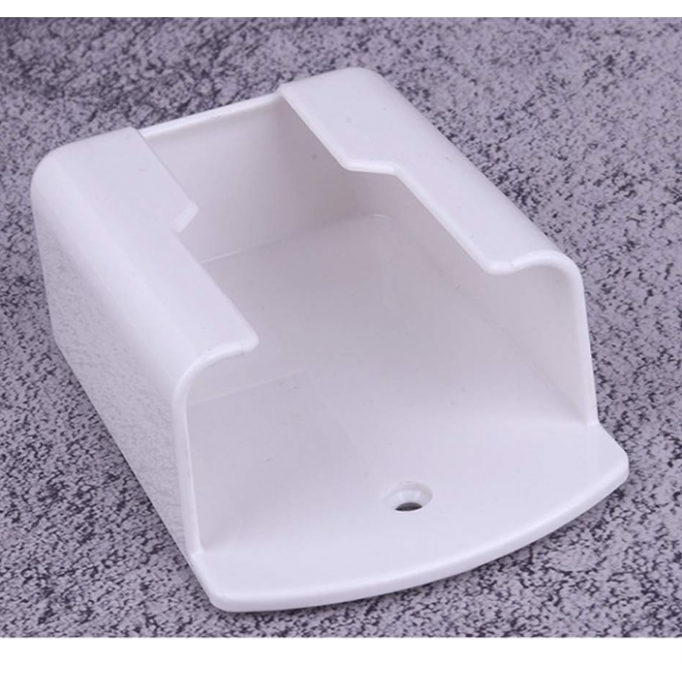 Pack of 2 Fashion Remote Control Holders Self Adhesive Wall Mount Air Conditioner(White)